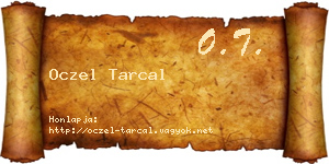 Oczel Tarcal névjegykártya
